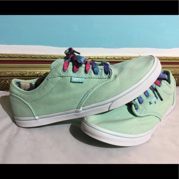 Vans | Shoes | Womens Vans Mint Green 